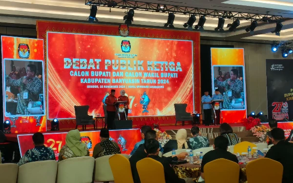 Thumbnail Berita - Debat Publik Ketiga, KPU Banyuasin Harap Debat Pengaruhi Pilihan Masyarakat