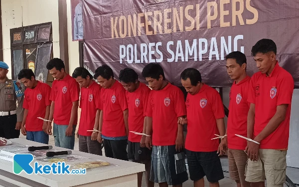 Thumbnail Dukung Asta Cita Presiden Prabowo, Polres Sampang Tangkap 9 Pelaku Judi Online