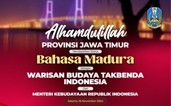 Thumbnail Bahasa Madura Dapat Sertifikasi Warisan Budaya Takbenda dari Menteri Kebudayaan