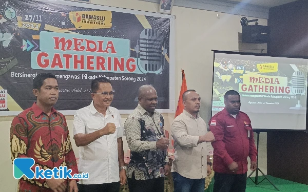 Thumbnail Bawaslu Kabupaten Sorong  Gelar Media Gathering  Awasi Pemilu