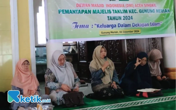 Muslimah DMI Aceh Singkil Adakan Pembinaan dan Pemantapan Majelis Taklim