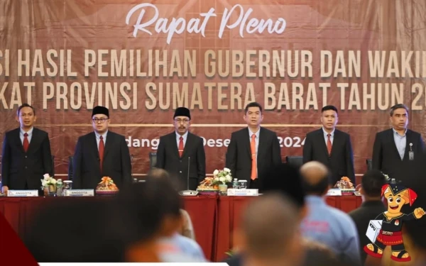 Thumbnail Berita - Mahyeldi-Vasko Menang Pilgub Sumbar 2024, Raih Suara Mayoritas di 19 Kabupaten Kota