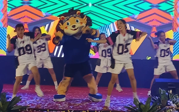 Thumbnail Berita - Singa Malang 'Sima' Maskot Porprov IX 2025, Ini Filosofinya