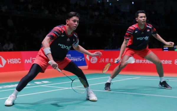 Ganda Putra Indonesia Saling Duel di BWF World Tour Finals 2024, Fajar/Rian Kalahkan Sabar/Reza