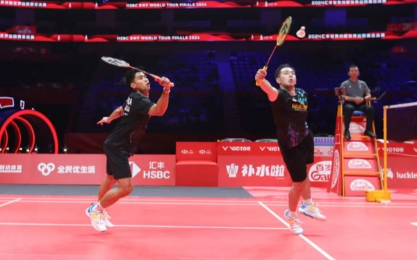 Thumbnail Berita - BWF World Tour Finals 2024: Meski Kalah, Sabar Karyaman/Reza Pahlevi Tak Gentar Lawan Pasangan Senior Denmark