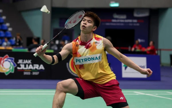 Thumbnail Berita - Leong Jun Hao Harapan Tersisa Tuan Rumah di Malaysia Open 2025