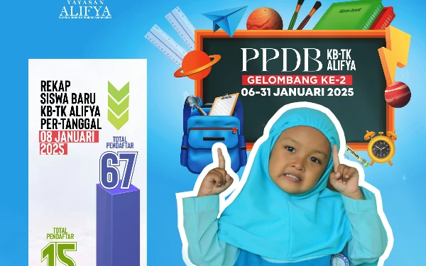 Thumbnail Berita - Peminat Tinggi, PPDB KB-TK Alifya Gelombang Kedua Hanya Untuk 20 Siswa