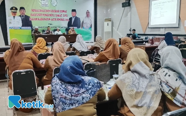 75 UPZ Ikuti Sosialisasi dan Edukasi Ziswaf Baitul Mal Se-Aceh Singkil