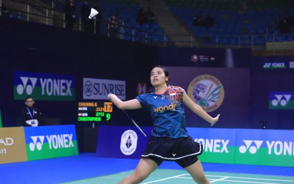 Thumbnail Berita - India Open 2025: Didampingi Pelatih Imam Tohari, Gregoria Merasa Tenang lalu Menang di Babak Awal