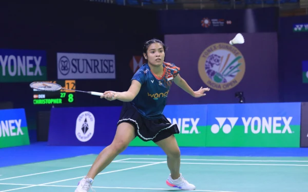 Thumbnail Berita - Gregoria Cemerlang, Singkirkan Natsuki Nidaira di India Open 2025