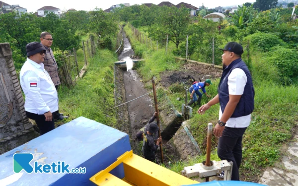 Thumbnail Berita - Antisipasi Banjir di Musim Hujan, Pemkot Batu Prioritaskan Perbaikan Kali Paron Bumiaji