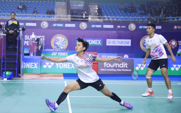 Thumbnail Berita - India Open 2025: Tak Mampu Menahan Kekuatan China, Dejan/Fadia Keok