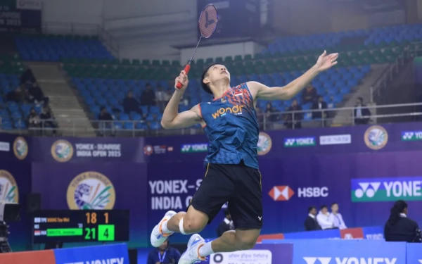 Thumbnail Berita - Gacor! Jonatan Christie Melaju ke Perempatfinal India Open 2025