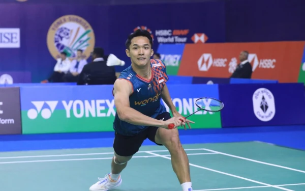 Thumbnail Berita - India Open 2025: Menang Telak Kandaskan Wakil Taipei, Jonatan Christie Ngacir ke Semifinal Lawan Monster Denmark