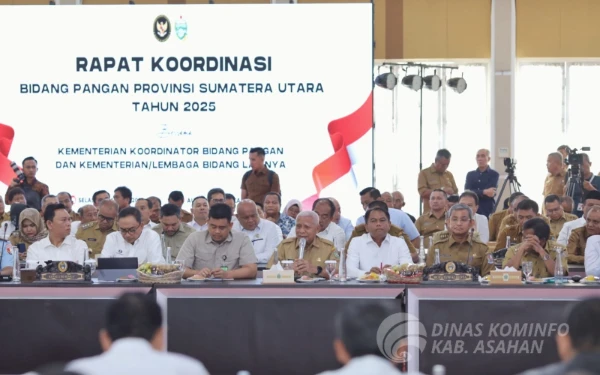 Thumbnail Berita - Bupati Asahan Ikuti Rakor Bidang Pangan Provinsi Sumatera Utara