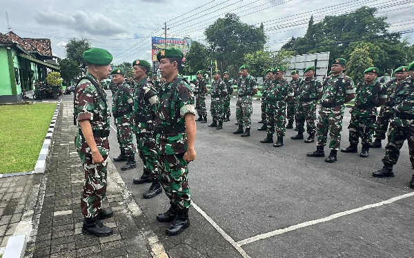 Thumbnail Berita - Hadapi Bencana Hidrometeorologi, Kodim Sleman Siagakan 1 SSK Personel