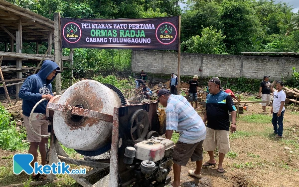 Thumbnail Berita - Ormas RADJA Mulai Pembangunan Kantor Cabang di Tulungagung