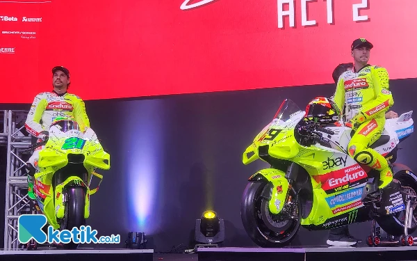 Thumbnail Berita - Resmi! Pertamina Enduro VR46 Racing Team Launching Skuad MotoGP 2025 di Jakarta