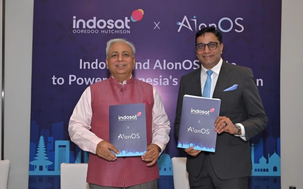 Thumbnail Berita - Dorong Transformasi AI di Indonesia, Indosat Ooredoo Hutchison dan AIonOS Jalin Sinergi