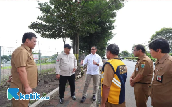 Thumbnail Berita - Revitalisasi Pedestrian Sultan Agung Kota Batu Telan Rp4 Miliar