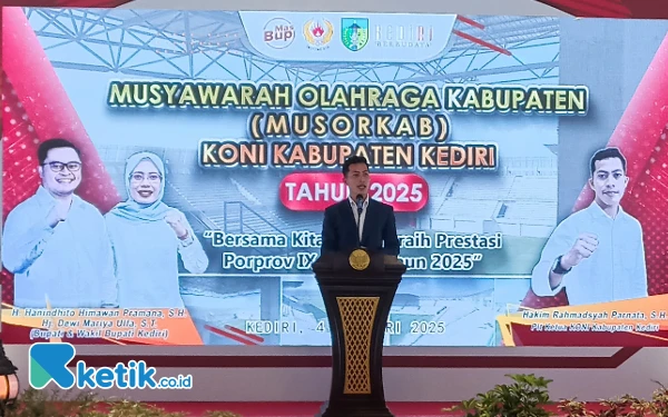 Thumbnail Berita - Hakim Rahmadsyah Pranata Terpilih sebagai Ketua KONI Kabupaten Kediri 2025-2029