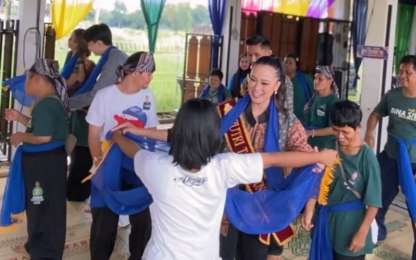 Thumbnail Mifta sapaan akrabnya sebagai Putri Tari Indonesia 2024 mengenalkan tarian tradisional kepada generasi muda. (Foto: Mifta for Ketik.co.id)