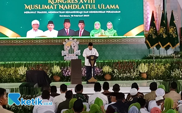 Thumbnail Berita - Presiden Prabowo Curhat di Kongres Muslimat NU: Ada yang Mau Adu Domba Saya dengan Pak Jokowi