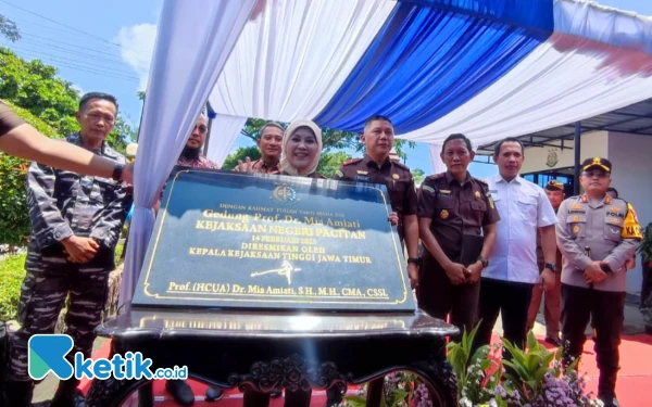 Thumbnail Berita - Gedung Baru Dua Lantai Kejaksaan Negeri Pacitan Diresmikan Kejari Jatim