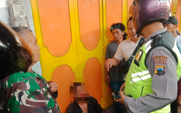 Thumbnail Berita - Bikin Resah di Pasar Wiradesa Pekalongan, Pria Asal Kota Palu Diamankan Polisi