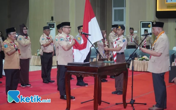 Kwarda Pramuka Jatim Lantik Aries Agung Paewai Jadi Ketua Mabicab Kota Batu