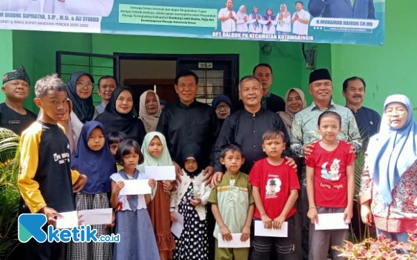 Thumbnail Berita - Ungkapan Syukur Dilantiknya Bupati dan Wakil Bandung, DP2KBP3A Santuni Puluhan Anak Yatim dan Ibu Hamil