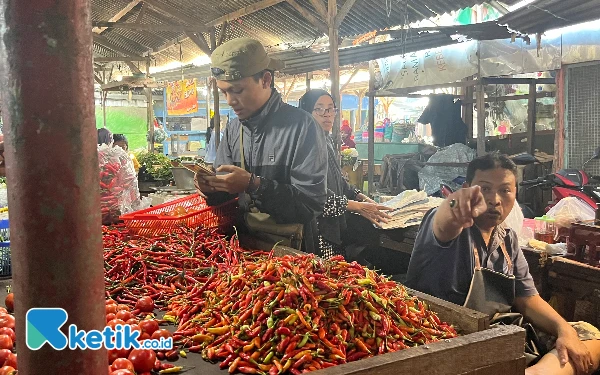 Thumbnail Berita - Harga Cabai di Kota Malang Melonjak Drastis Jelang Ramadhan, Tembus Rp90 Ribu per Kilogram