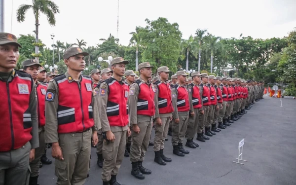 Thumbnail Berita - Jelang Ramadhan, Satpol PP Surabaya Perketat Pengawasan di Masjid dan Makam