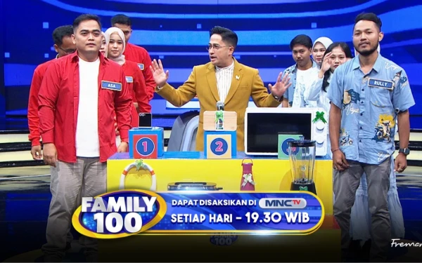 Thumbnail Berita - Banyak Jawaban Tak Terduga, Family 100 Siap Hibur Pemirsa di MNCTV