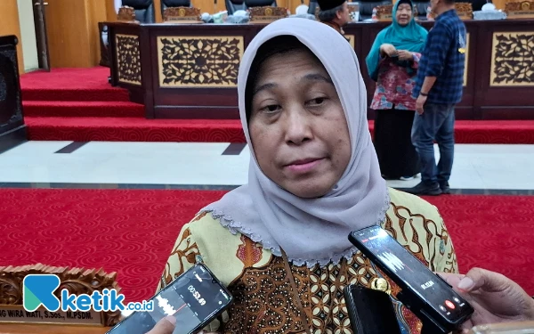 Foto Kepala Dinas Kesehatan Nanik Sukristina. (Foto: Shinta Miranda/Ketik.co.id)