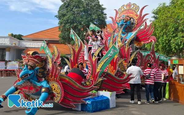 Foto Kesenian Ul Daul Madura. (Foto: Shinta Miranda/Ketik.co.id)