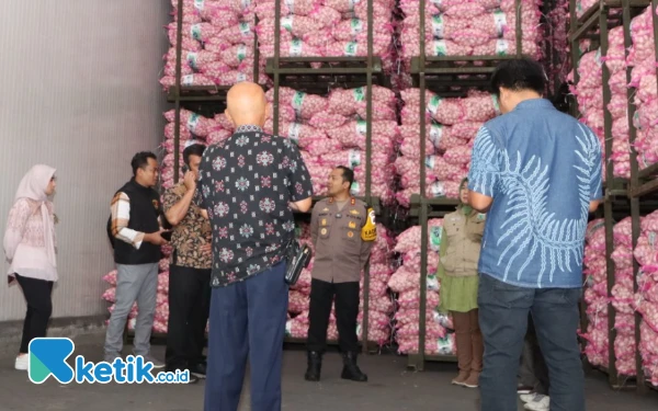 Thumbnail Berita - Stok Bawang Putih Kota Batu 300 Ton, Ramadhan Dijamin Aman