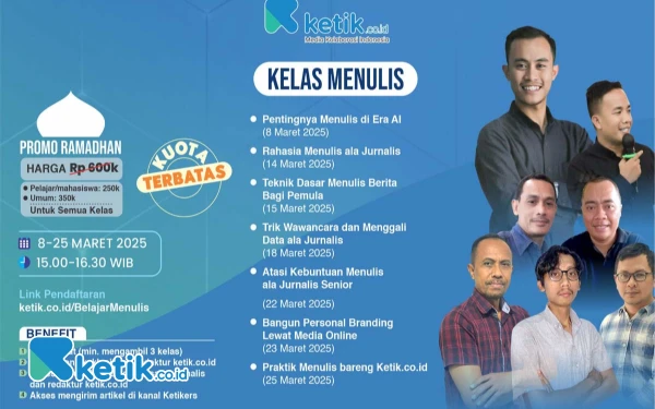 Thumbnail Berita - Ketik Buka Kelas Menulis Eksklusif, Yuk Buruan Ikut!