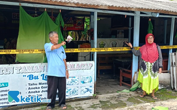 Thumbnail Berita - Warung di Taman Mini Cilacap Dirusak, Pemilik Lapor Polisi Berharap Pelaku Segera Ditangkap