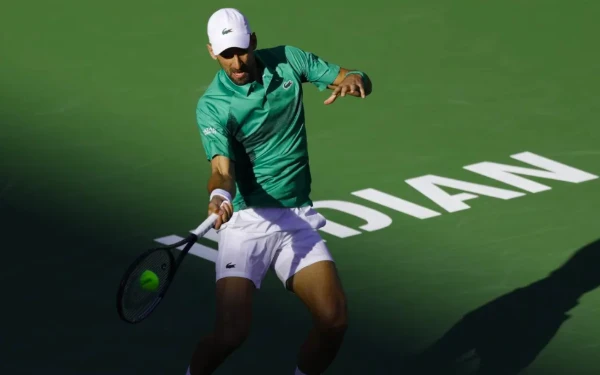 Thumbnail Berita - Djokovic Langsung Pulang di Indian Wells