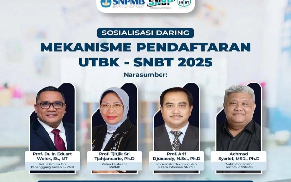 Thumbnail Berita - Jangan Lewatkan! Sosialisasi Mekanisme Pendaftaran UTBK-SNBT 2025, Ini Linknya