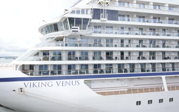 Foto Kedatangan MV Viking Venus di Pelabuhan Tanjung Perak Surabaya. (Foto: Pelindo Regional 3)