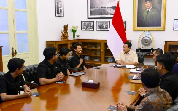 Prabowo Diskusi Bareng Pandawara Group di Istana, Bahas Banjir Jabodetabek