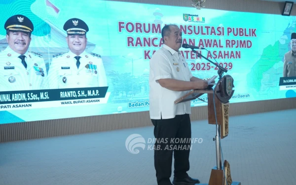 Thumbnail Berita - Bupati Asahan Buka Forum Konsultasi Publik Rancangan Awal RPJMD Tahun 2025-2029