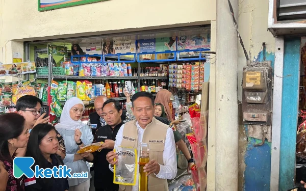 Musim Sunat Takaran Minyak, Wali Kota Malang Langsung Sidak Pasar Bunulrejo