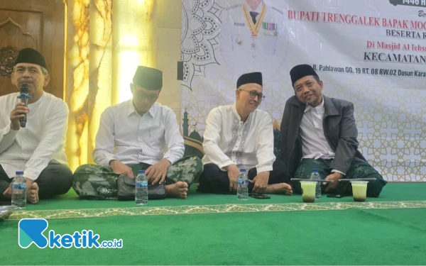 Wakil Ketua DPRD Trenggalek Subadianto Safari Ramadhan bersama Forkopimda di Desa Karangsuko