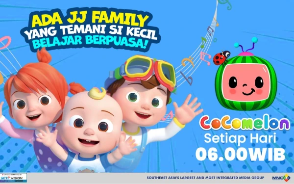 Thumbnail Berita - Family Time! Ayo Ajak Si Kecil Belajar Puasa Lewat Lagu-Lagu Easy Listening di Cocomelon GTV