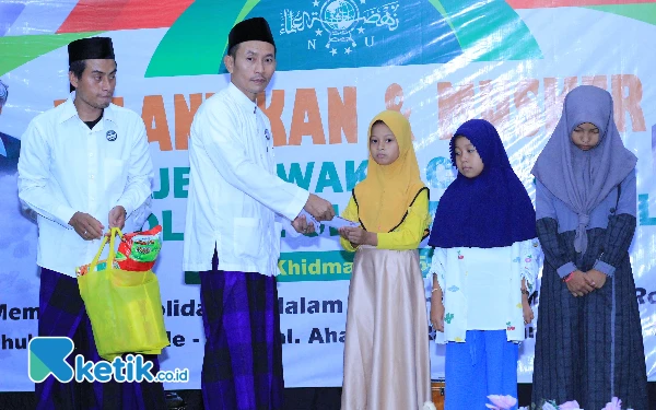 Thumbnail Berita - Semarak Ramadhan, MWCNU Robatal Gelar Santunan Anak Yatim