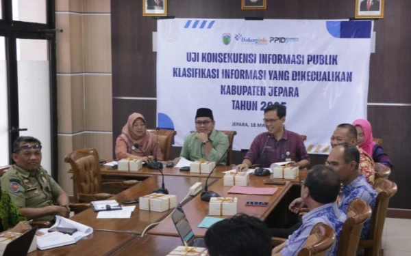 Thumbnail Berita - Menakar Transparansi, Diskominfo Jepara Gelar Uji Konsekuensi Informasi Publik yang Dikecualikan