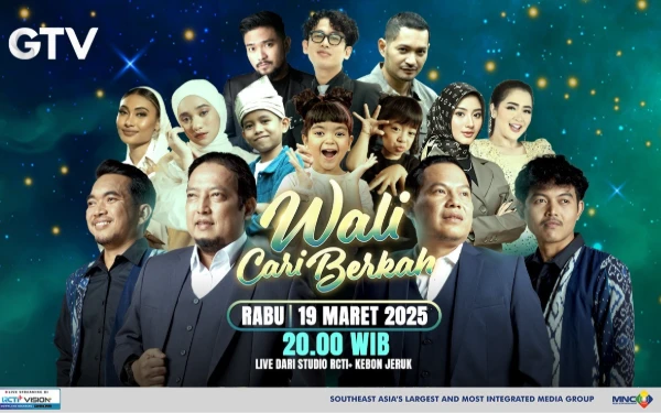 Thumbnail Berita - Rayakan Bulan Penuh Berkah Bersama Konser Wali di GTV, Bikin Hati Adem!